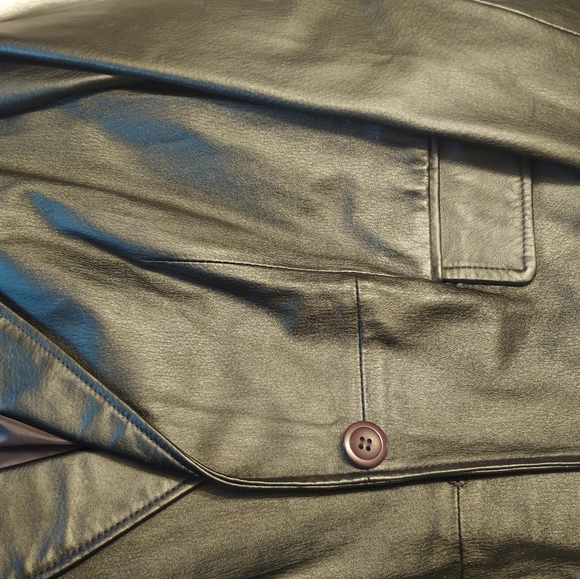 NEW Leather Jacket ( S) - Picture 2 of 8